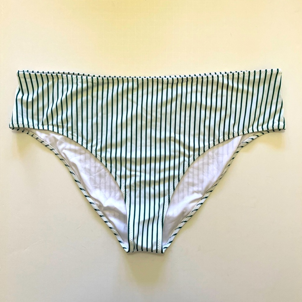 Cupshe Striped Bikini Bottom 4X